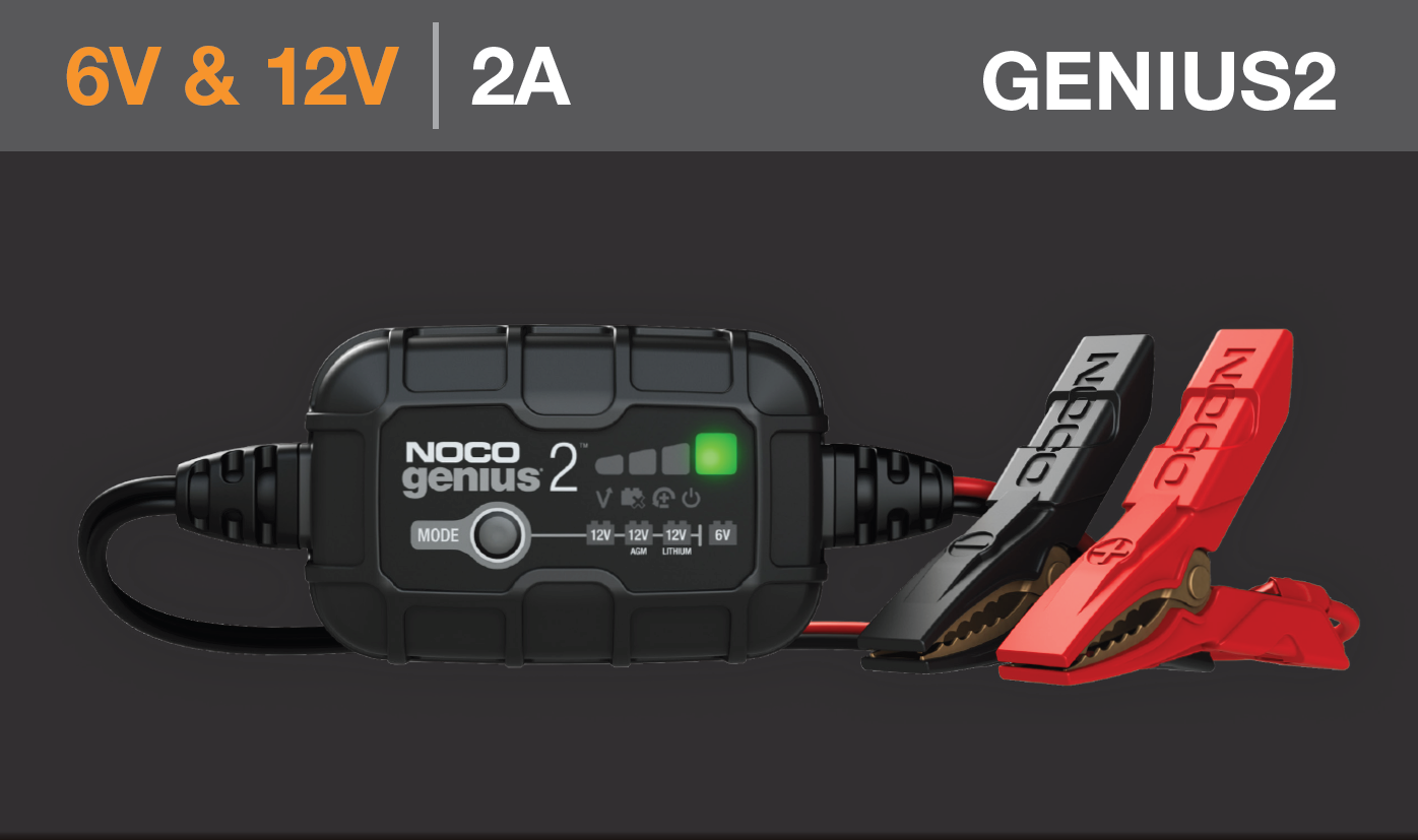 Cargador y mantenedor de baterías Noco Genius 2