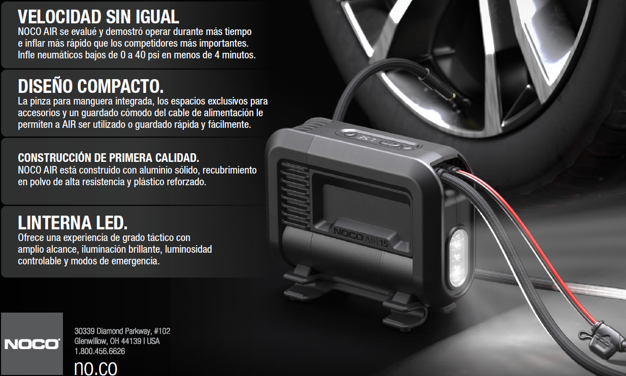 NOCO AIR15 inflador de neumáticos