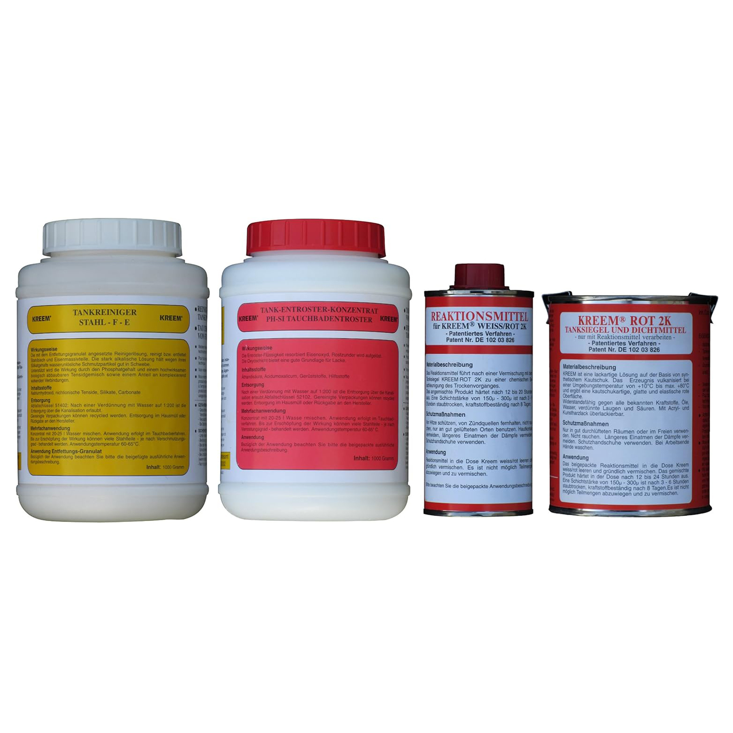 Tratamiento depósito coche y moto 20L